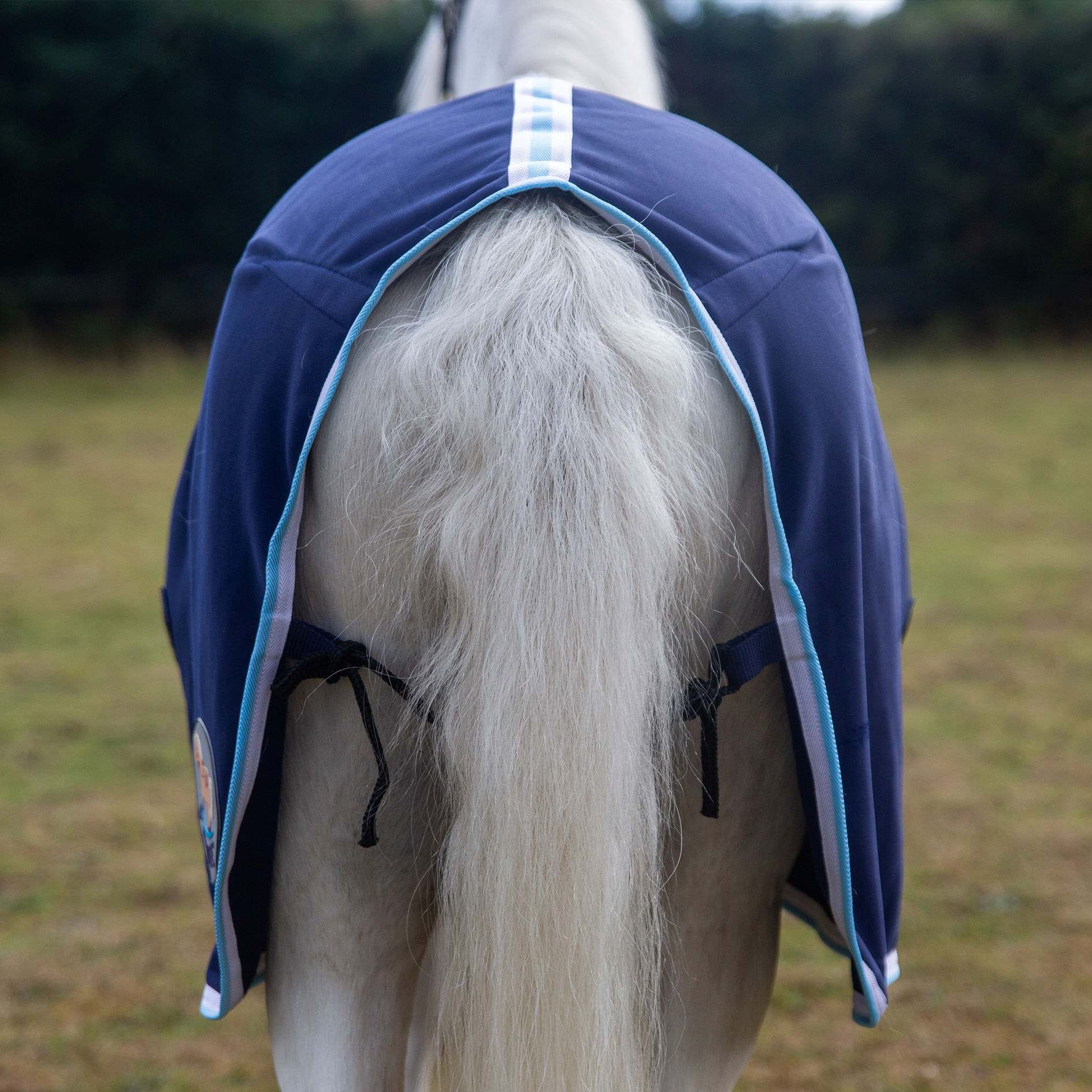 New Ponie Jersey Cooler Rug Navy