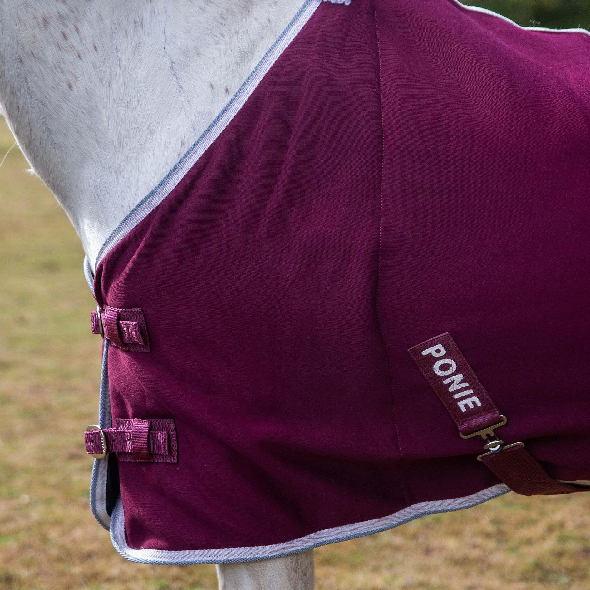 New Ponie Jersey Cooler Rug Burgundy