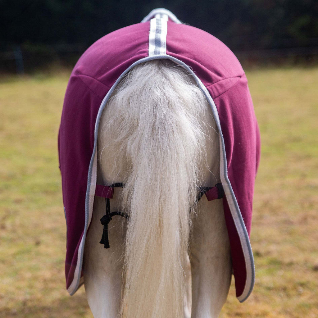 New Ponie Jersey Cooler Rug Burgundy