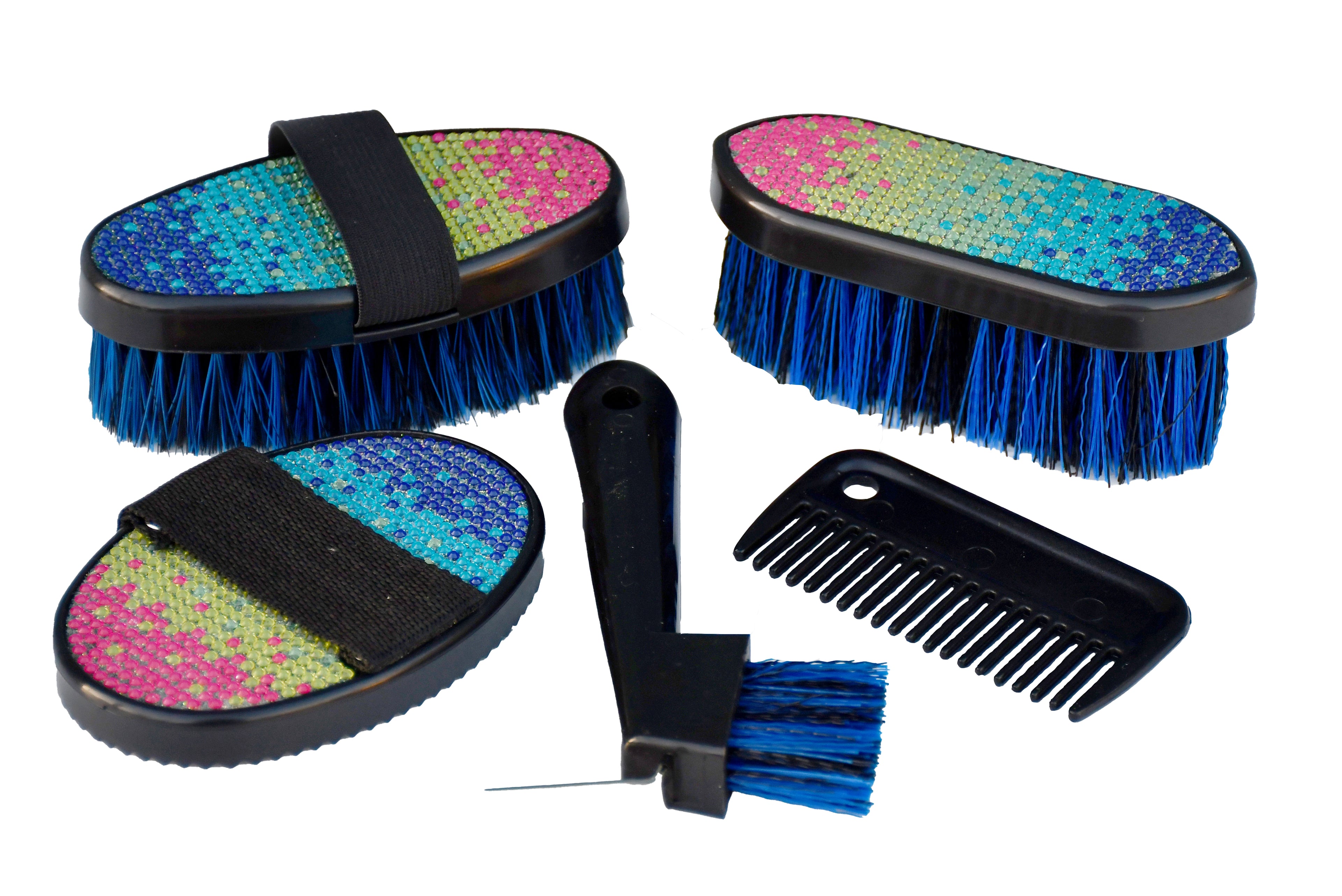 Rhinegold Glitter Grooming Kit Blister Pack