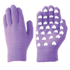 Children's Magic Gloves - Purple with Hearts