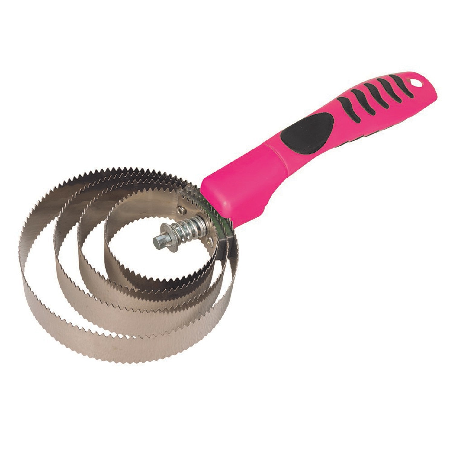 ProGroom Vivid Spring Curry Comb - bright Pink by Hy Equestrian