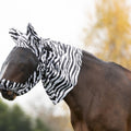 Hy Equestrian Sweet Itch Zebra Fly Mask - Small Pony