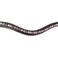 ProPresicce Signature Browband by Hy Equestrian Pink/Silver/Taupe - Pony