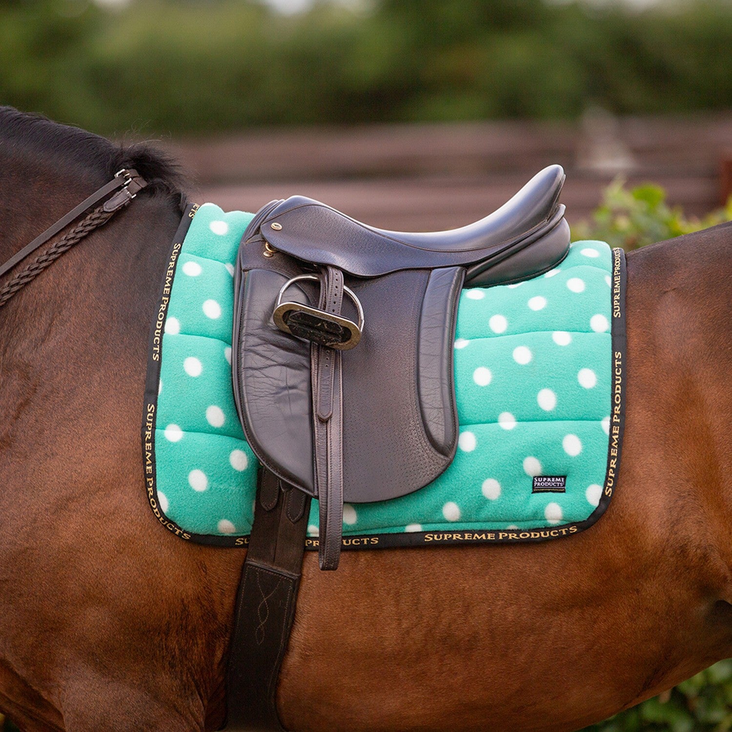 Supreme Products Dotty Fleece Saddle Pads