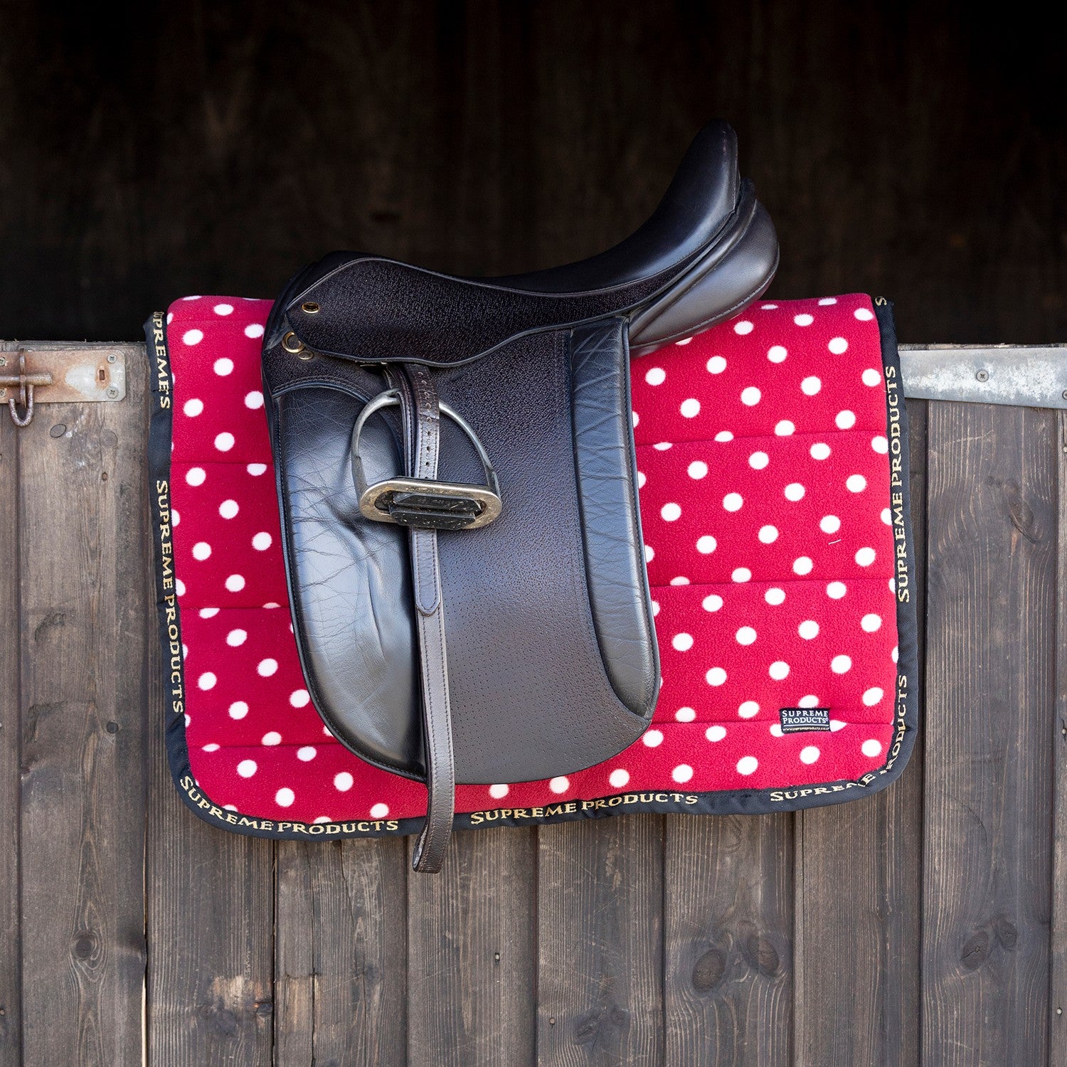 Supreme Products Dotty Fleece Saddle Pads